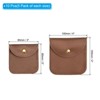 Unique Bargains Velvet Portable Rings Necklace Snap Button Storage Jewelry Pouch 10 Pcs - 2 of 4
