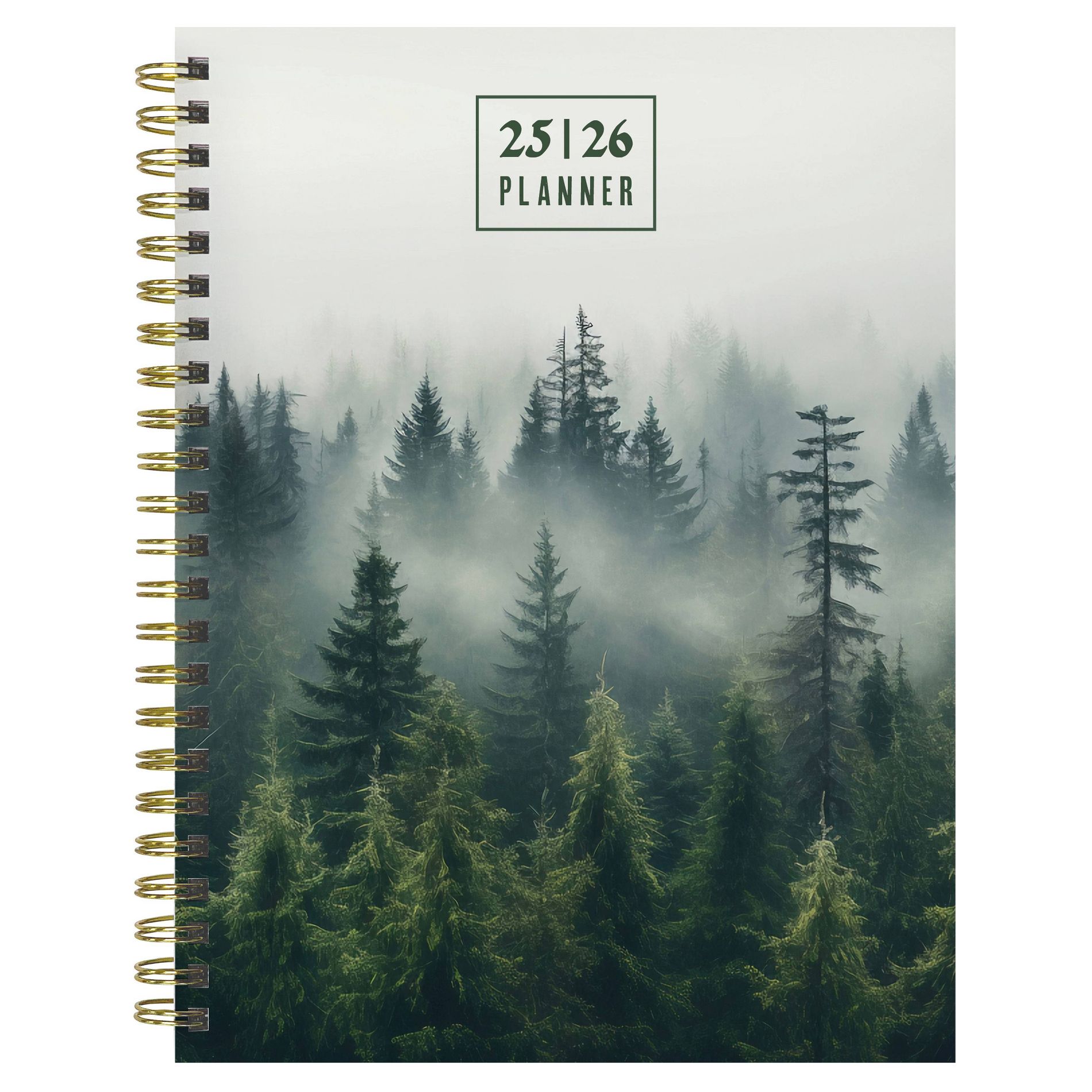 TF Publishing July 2025 - June 2026 Mystic Forest Medium Weekly Monthly Planner