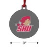 Sacred Heart University Secondary Logo Aluminum Holiday Christmas Tree Ornament - 3 of 4