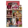 Shpilmaster Wooden Doll House With Toys And Furniture Accessories With Led  Light For Ages 3+ : Target