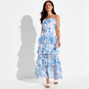 a line princess bridesmaid dress One-Shoulder Bridesmaid Dresses 2026 Plus Size for Women A-Line Sleeveless Long Chiffon Elegant Formal Wedding Guest Evening Gowns, As Pic main image 1