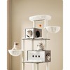 Feandrea Cat Tree, 77.5-Inch Tall Modern Cat Tower, Multi-Level Cat Condo for Indoor Cats - 3 of 4
