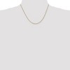 Black Bow Jewelry 0.9mm, 14k Yellow Gold, Solid Franco Chain Necklace - 2 of 4