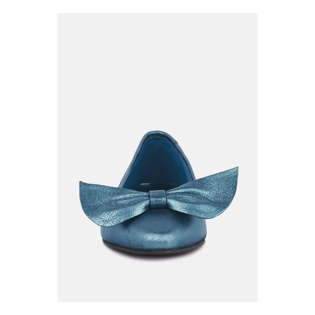 Обувь Rag & Co Womens Pie Metallic Big Bow Ballerinas 7 — фото 3