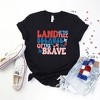 Simply Sage Market Women's Land Of The Free Bubble Short Sleeve Graphic Tee - 3 of 4