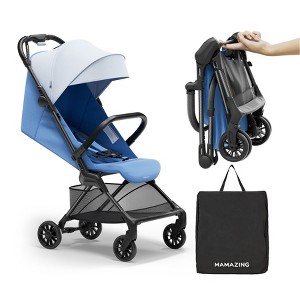 Mamazing Lightweight Baby Toddler Travel Strollers , Light & Strong Portable, Carbon Fiber Frame, UPF 50+ Waterproof Canopy, 9.9 lbs - 1 of 4