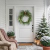 Northlight Pinecones and Mixed Foliage Artificial Christmas Wreath - 32" - Unlit - 2 of 4