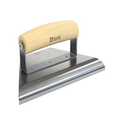 Bon Tool 12-833 Tapered Edger - 8-inch To 3-inch - 3/4-inch Radius 7/8-inch Lip Wood Handle