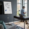 Maxtek Adjustable Height Magnetic Mobile Whiteboard with Flipchart Hooks for Office, Home, Classroom - 3 of 4