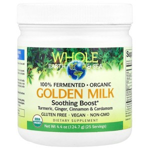 Natural Factors Whole Earth & Sea®, Golden Milk Soothing Boost, 4.4 oz (124.7 g) - 1 of 2