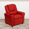 Emma and Oliver Contemporary Kids Recliner with Cup Holder and Headrest - 2 of 4