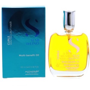 Alfaparf Semi Di Lino Curls Multi-Benefit Oil, 3.38 oz - 1 of 4
