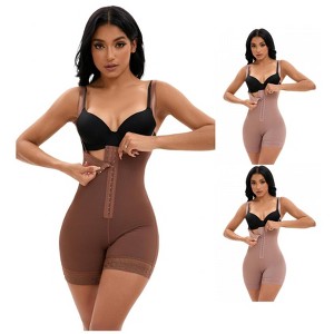 INSPIRE CHIC Women's 3 Packs Cami Convertible Straps Tummy Control Front Hook Closure Body Shapers - 1 of 4