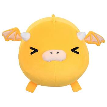 Toynk MochiOshis 12-Inch Character Plush Toy Animal Yellow Dragon | Fumiho Firoshi