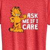Women's - Garfield - Ask Me If I Care Short Sleeve Graphic T-Shirt - 2 of 4