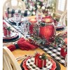 Wikineon Plaid Table Runner for Christmas Decorations 2Packs 13x108Inch Buffalo Plaid Table Runners for Halloween Holiday Decor Xmas Checked - 2 of 4