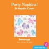 Big Dot of Happiness Unicorn Napkins, Rainbow Birthday Party Decor, White 3-Ply Paper Beverage Cocktail Napkins for Girls Unicorn Party - 24 Count - 4 of 4