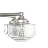 Hunter Fans 23.75" Saddle Creek Ceiling Light Brushed Nickel Finish - 5 Bulb Chandelier for Indoor Spaces - 4 of 4