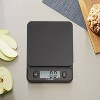 Sharper Image 1520011-XCP8 Food Scale Black Digital 11 lb Black - pack of 8