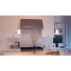 Urban Ambiance Luxury Contemporary Pendant Light,  7.5"H x 12"W,  Brushed Nickel Finish, UHP2430 - 2 of 4