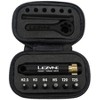 Lezyne Pocket Torque Drive Torque Wrench - 2-6 Nm, 2.5, 3, 4, 5MM, T20, AND T25 BITS, With Storage Case, Black - 2 of 4
