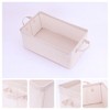 REGALWOVEN Fabric Collapsible Spacious Capacity Versatile Storage Bin with Handle 2 Pcs - 2 of 4