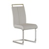 NicBex PU Faux Leather Dining Chairs Set of 2/4 with Silver Metal Legs for Living Room,Meeting Room,Bedroom - 2 of 4