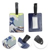 Unique Bargains Square Waves Luggage Tag Bluish Grey 1 Pc - 3 of 4