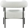Meridian Furniture,Blake Boucle Fabric Accent Chair - 3 of 4