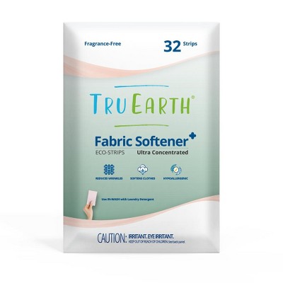 Tru Earth Eco-Strips Fabric Softener Fragrance Free Eco-Friendly - 32-Load Pack