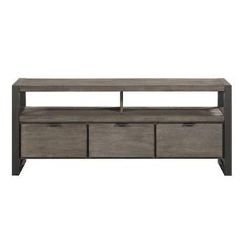 Lexicon Prudhoe Wood 58" TV Stand in Gunmetal