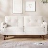 65" Loveseat Sofa, Mid Century Modern Couch Comfy Love Seat Couches for Living Room - 4 of 4