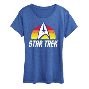 Women's - Star Trek - Sunset Logo Short Sleeve Graphic T-Shirt - 1 of 4