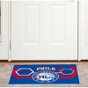 NBA Philadelphia 76ers Agile Washable Rug 20 x 32 Inches - 3 of 4