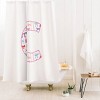 Deny Designs April Lane Art Fancy Bow Monogram Shower Curtain - 2 of 3