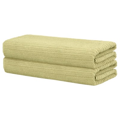 Unique Bargains Soft Highly Absorbent Quick Dry Bath Towel 28" x 56" 2 Pcs