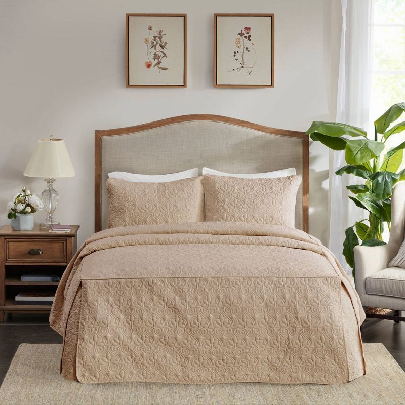 Vancouver 3pc  Fitted Bedspread Set, 3 of 12