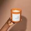 Sweet Water Decor Fall Leaves 15oz Orange Matte Jar Candle - 2 of 3