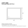 Lyngins 24*36 Inch Wall Mount Vanity Mirror with 3 Colored LED and Anti-Fog Technology,Modern Bathroom Mirror for Bathroom,Bedroom - 3 of 4