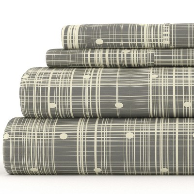 Geometric Patterns 4PC Sheet Set - Extra Soft, Easy Care - Becky Cameron
