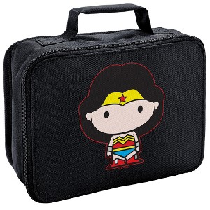 Wonder Woman Cute Chibi Character Insulated Soft Sided Lunch Box - 1 of 4
