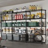 WOWLIVE 5 Tier Wire Shelving Unit Heavy Duty Metal Shelves for Storage Adjustable Garage Shelving Rack Pantry Kitchen - 3 of 4