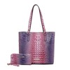 MKF Collection Piper Gradient Rainbow Women’s Tote Bag with Matching Wallet by Mia K - 2 of 4