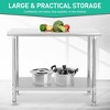 Food Prep Stainless Steel Table Commercial Workstation - 4 of 4