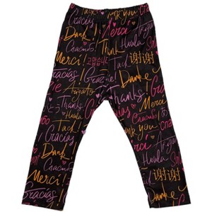 Mixed Up Clothing Baby Girl Thank You Leggings - 1 of 3