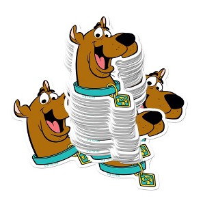 Scooby-Doo Headshot 100ct Vinyl Large Deluxe Stickers Variety Pack - 1 of 4