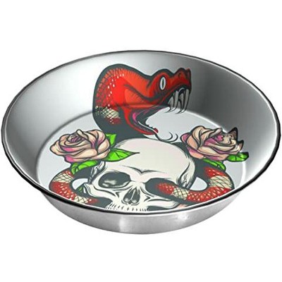 Multipet Komodo Skull & Snake Bowl - A Distinctive Dish for Your Reptilian Companion