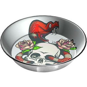 Multipet Komodo Skull & Snake Bowl - A Distinctive Dish for Your Reptilian Companion - 1 of 1
