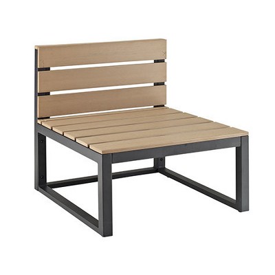 Modern Black Aluminum 4-Piece Patio Set with White Cushions