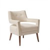 CAVINAS Polypropylene Accent Chair with Weave Rope Back and Arms,Cozy Upholstered Living Room Chairs,Reading Chairs for Living Room - 2 of 4